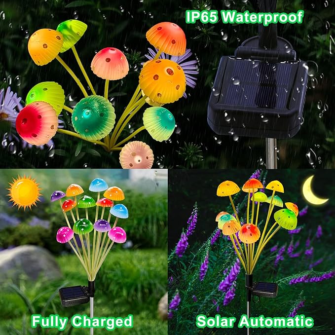 ✨This Week's Special Sale 49% OFF - Mushroom Solar Lights