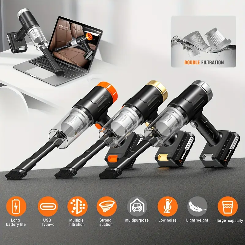 Car Vacuum Portable Cordless High Power