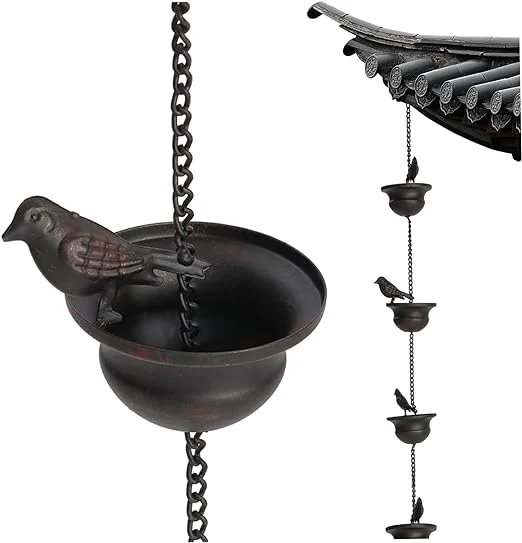 🔥HOT SALE 49% OFF - Mobile Birds on Cups Rain Chain