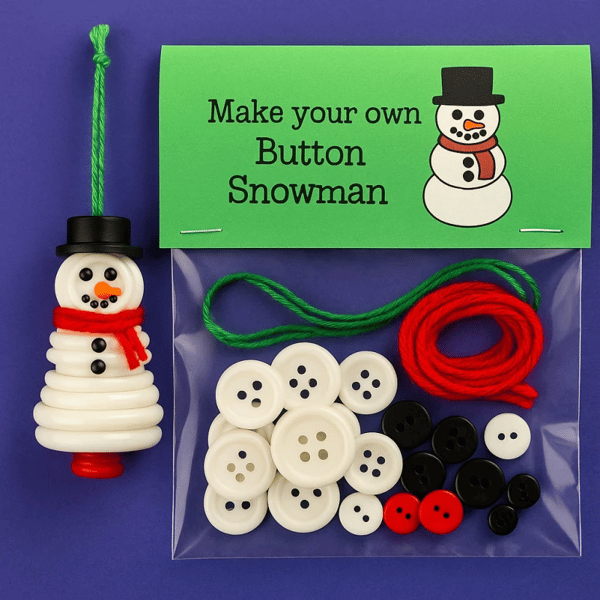 🔥🎅☃️ DIY Button Ornament Kits