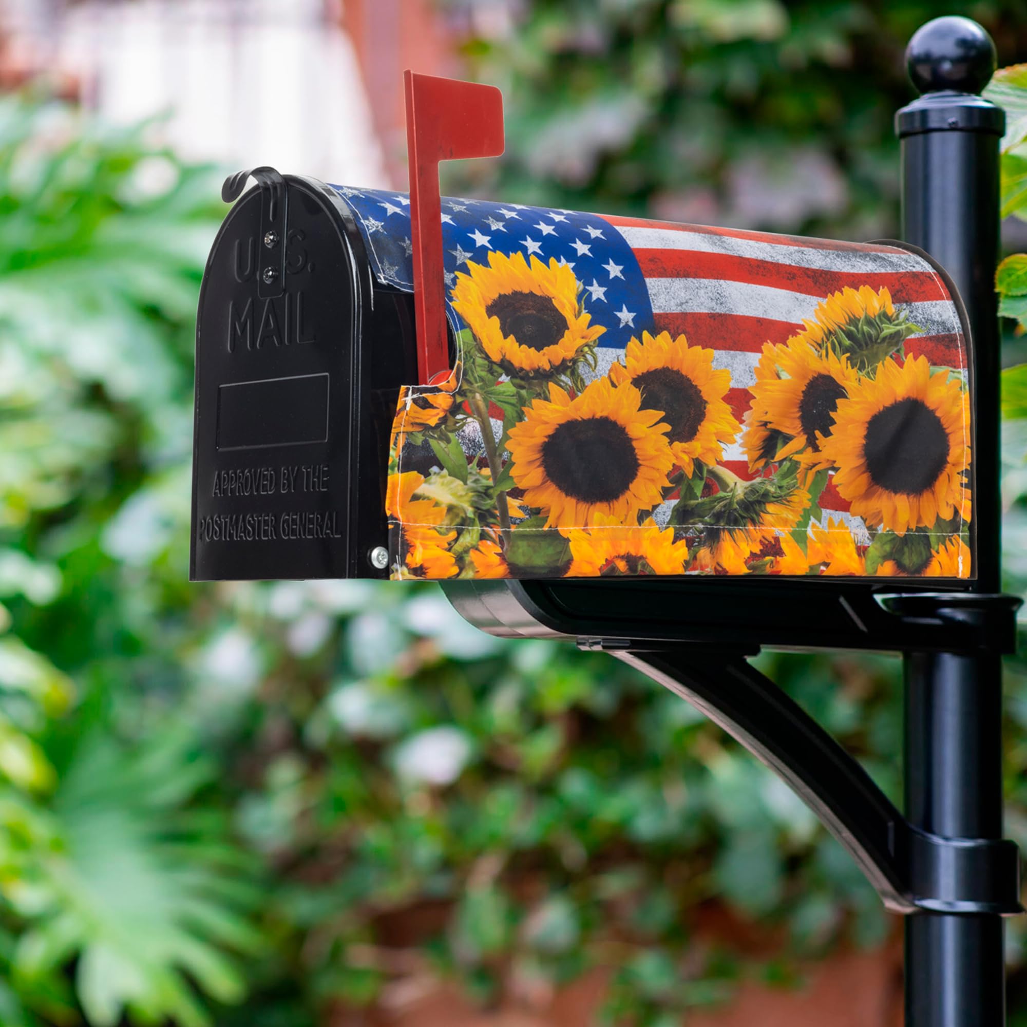 Spring-Summer Waterproof Oxford Magnetic Mailbox-Cover 21"" x 18""