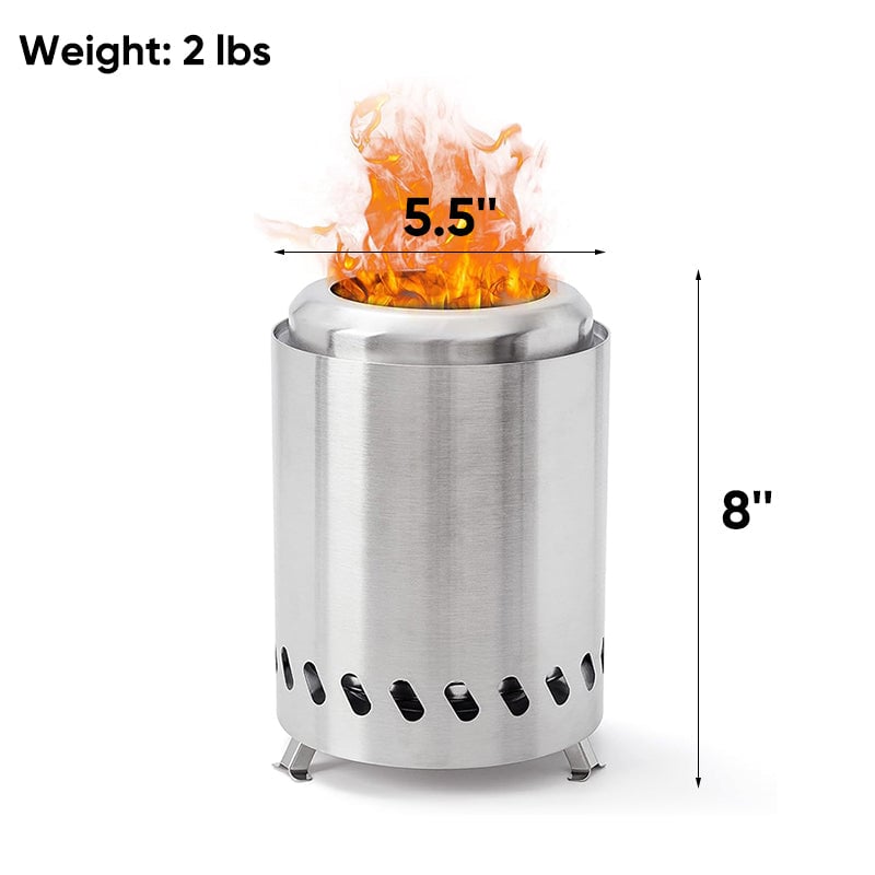 🎄Christmas Sales 49% OFF -Portable Smokeless Tabletop Firepit