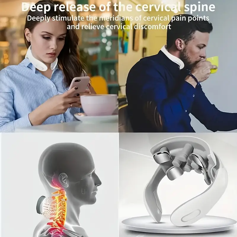 Smart Neck Massager for pain relief deep tissue