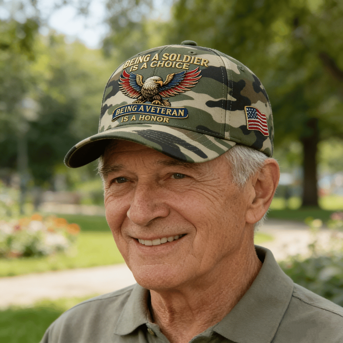 🦅 “Being a Soldier, Being a Veteran” Commemorative Cap
