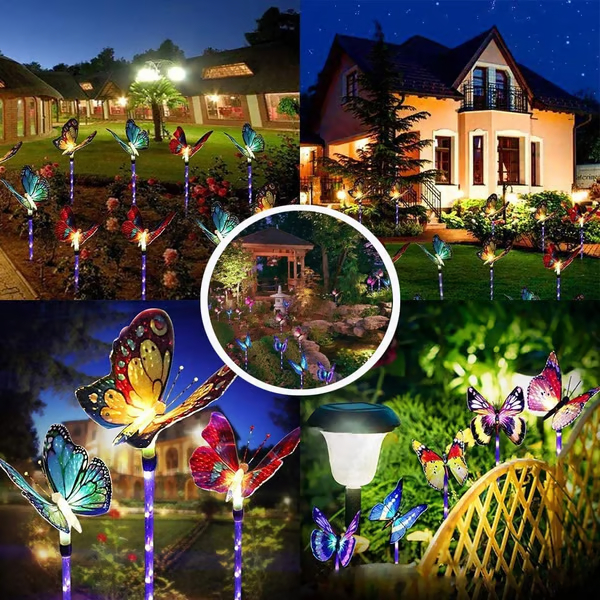 Outdoor Solar Garden Butterfly Lights Decor🦋
