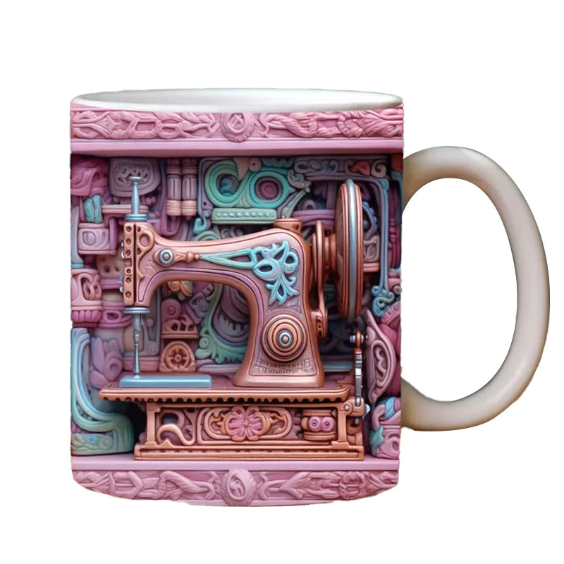 49% OFF - 3D Sewing Mug (12oz)