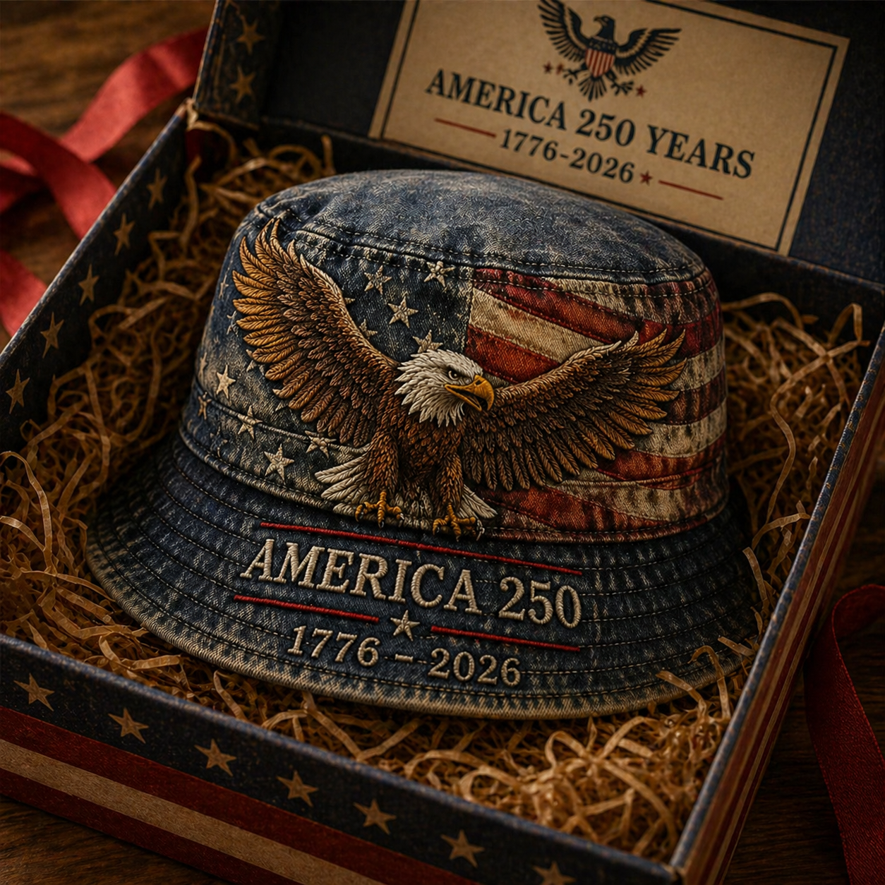 US 250th Anniversary Casual Bucket Hat