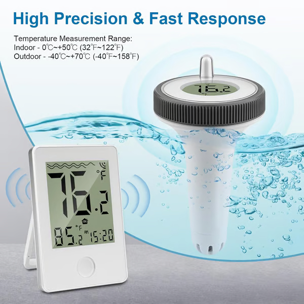🏊Pool Thermometer🌡️（Fahrenheit Celsius switchable）
