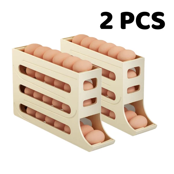 ⏰LAST DAY - 50% OFF👉2024 New 4-Layer Height Automatic Roll-Down Egg Dispenser