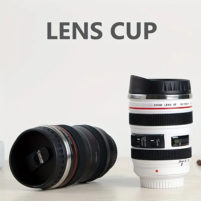 13.5oz Stainless steel Camera Lens Coffee Mug