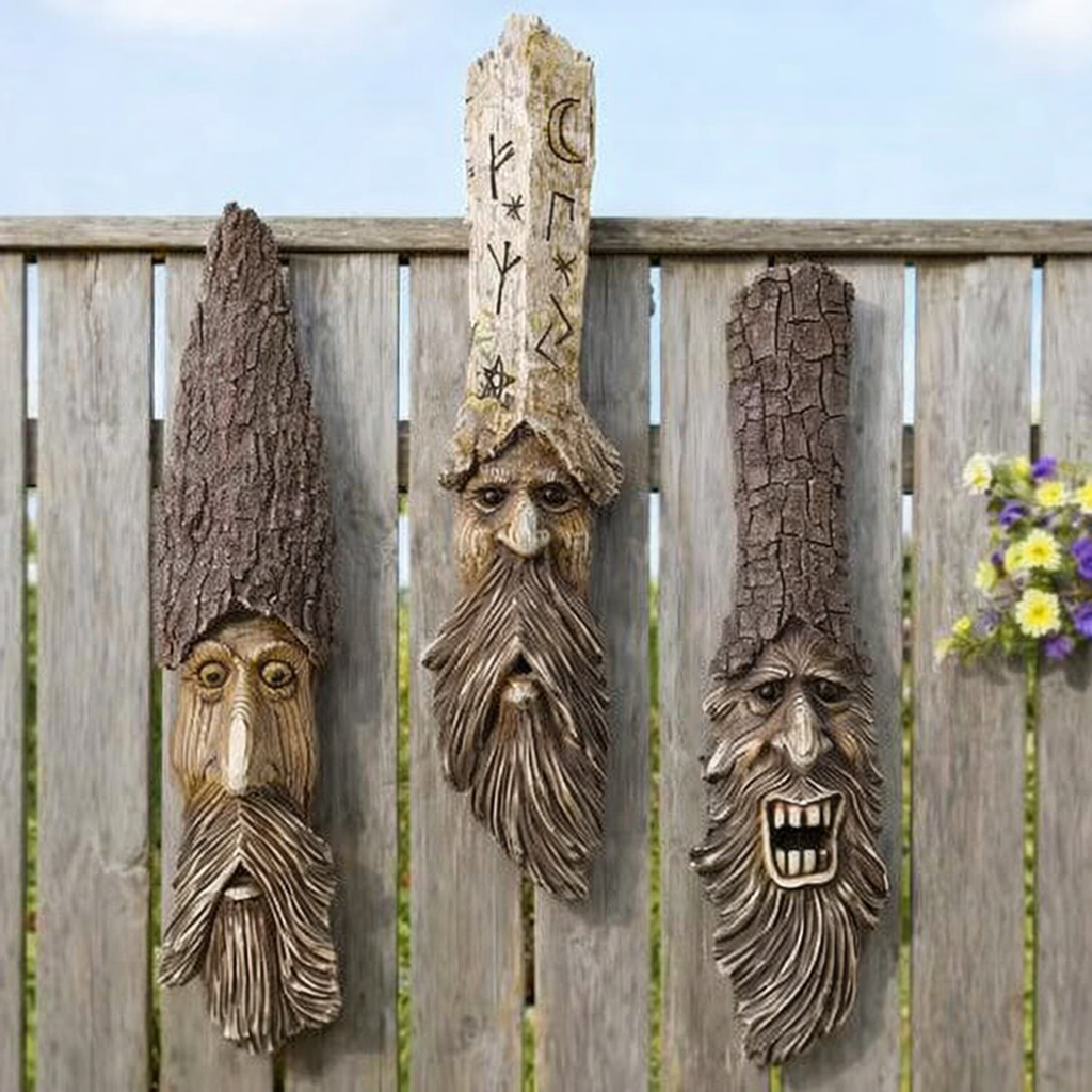 🌿Bark Elf Style Tree Trunk Decoration