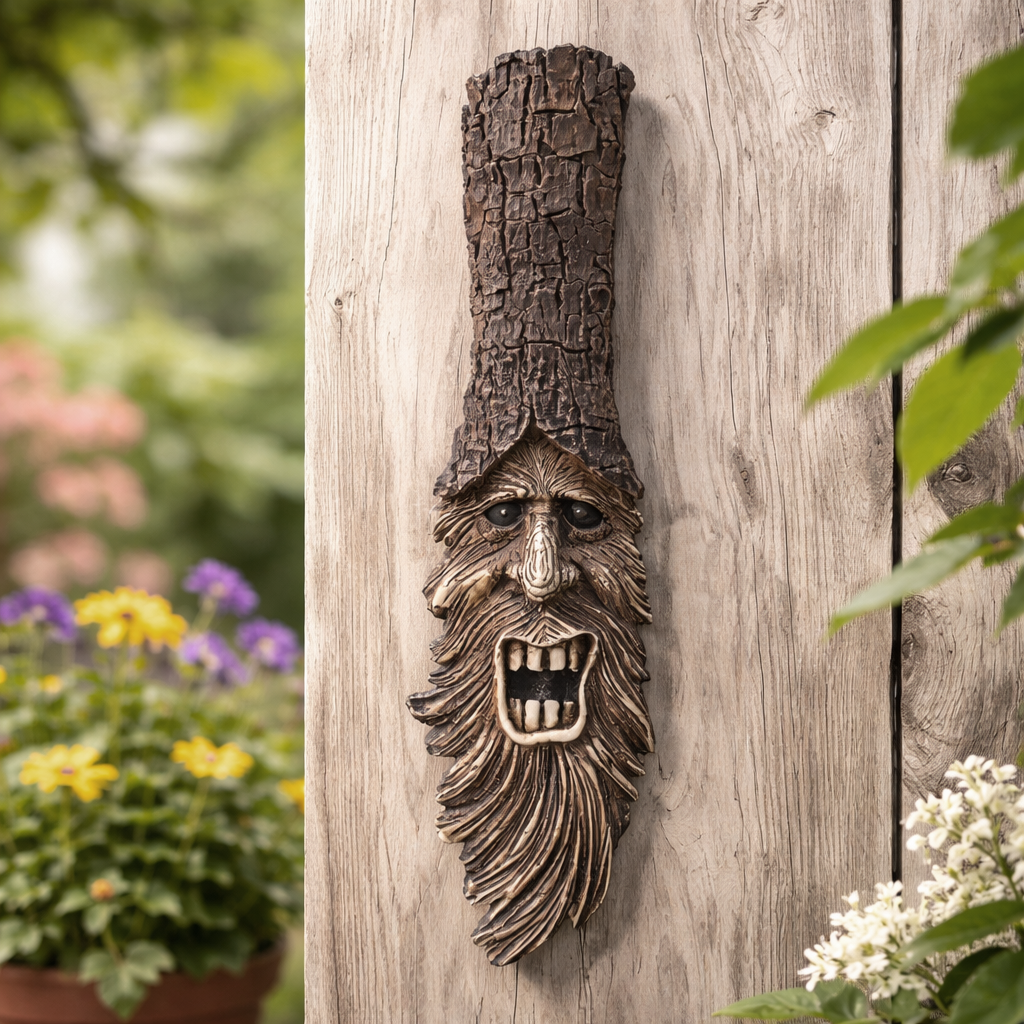 🌿Bark Elf Style Tree Trunk Decoration