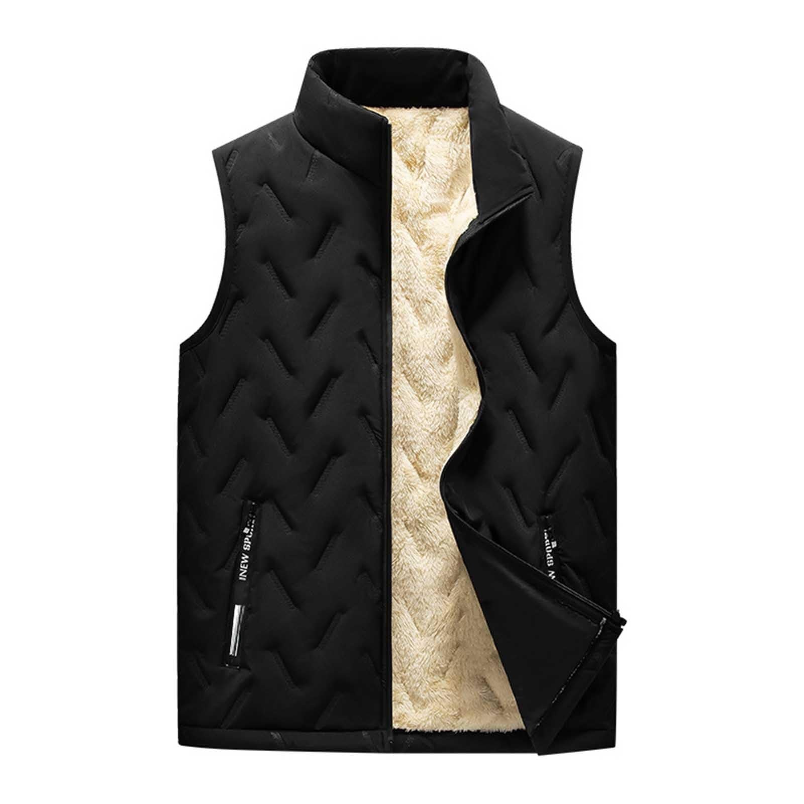 Men’s Warm Wool-Lined Vest