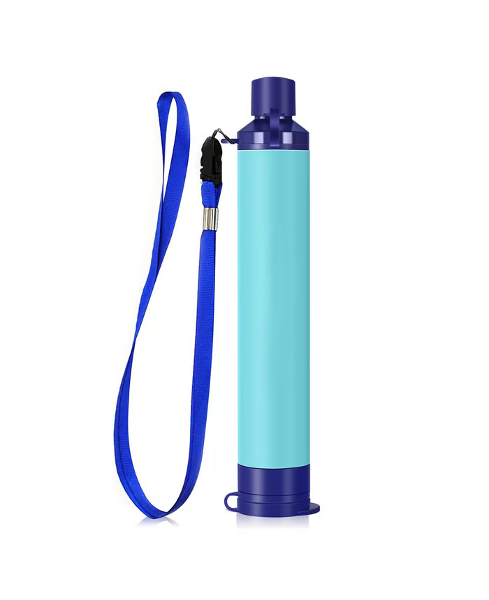 Personal Straw Water Filter for Camping, Hiking, Survival, Emergency, Travel