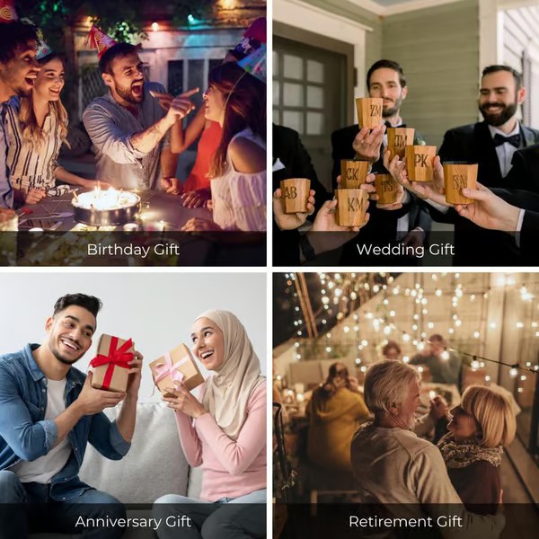 EmberCraft Oak Whiskey Cup – Hand-Charred, Flavor-Enhancing Vessel for Bourbon Connoisseurs