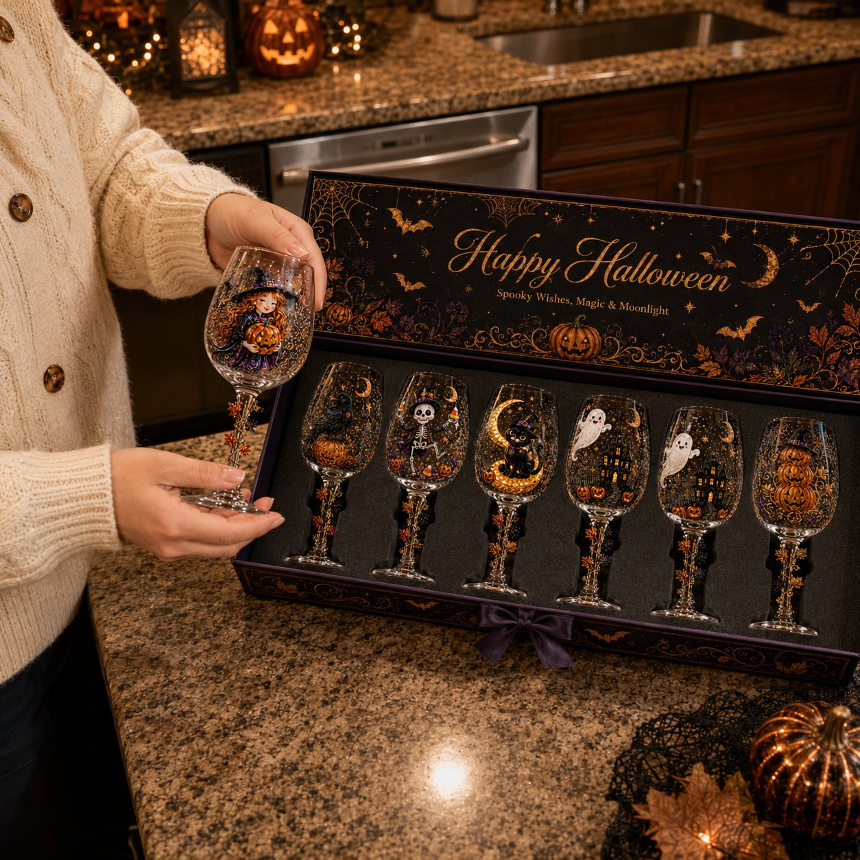 Halloween Gift Glass