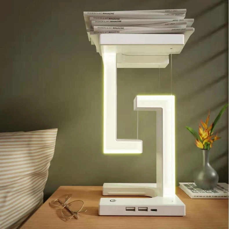 Wireless Charging Levitating Lamp