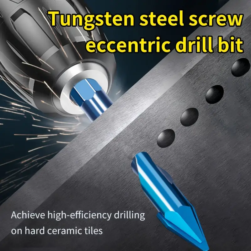 92.5HRC High-strength eccentric twist drill bit