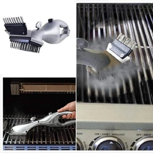 🔥Outdoor BBQ Steam Cleaning Brush