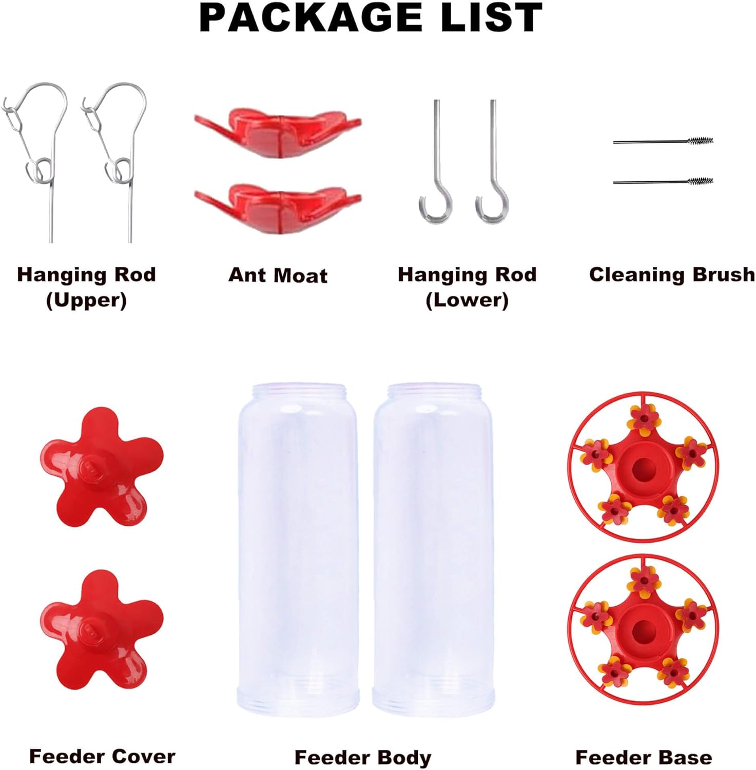 Hummingbird Feeders for Outdoors Hanging