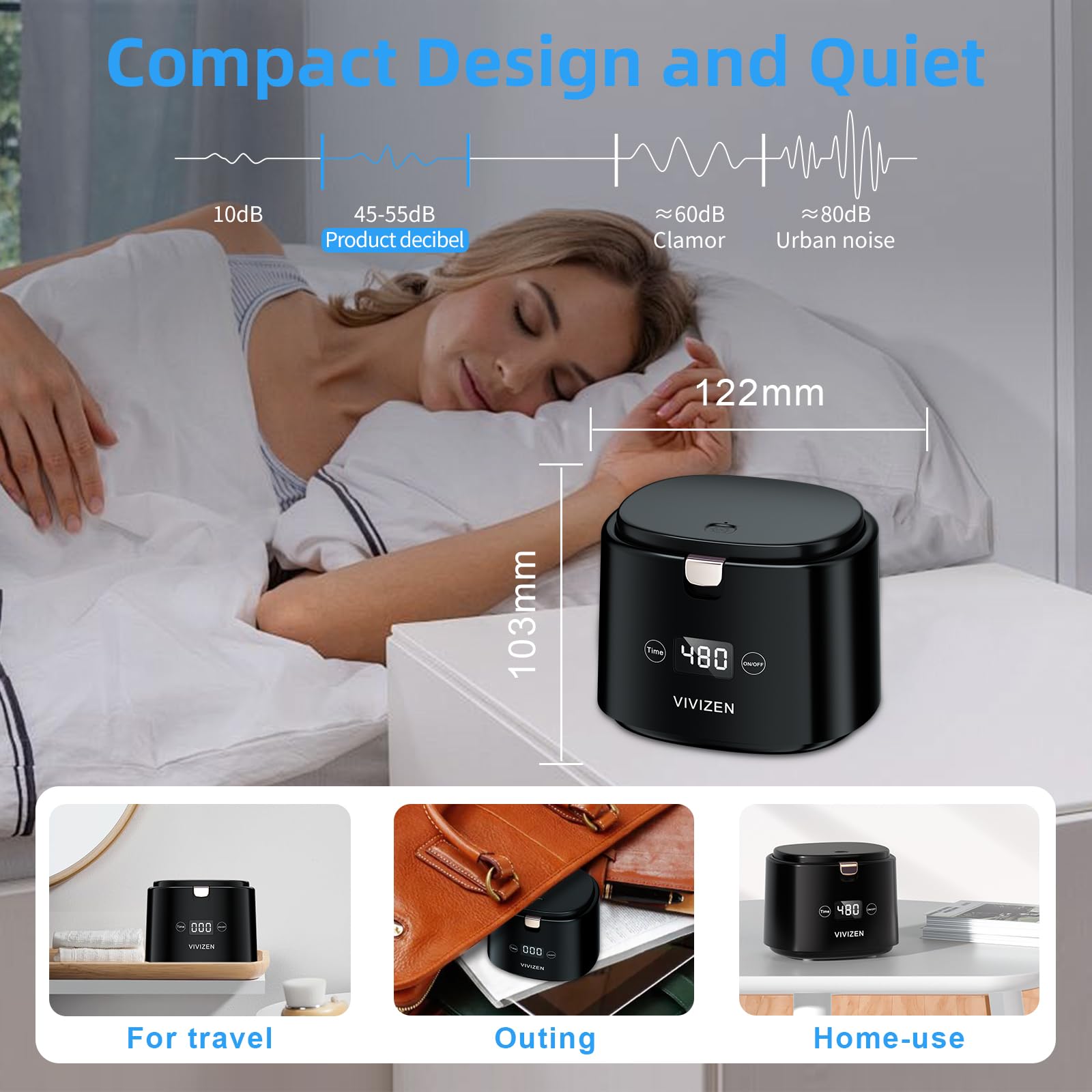 Welnax™ UV Ultrasonic Cleaner for Retainer