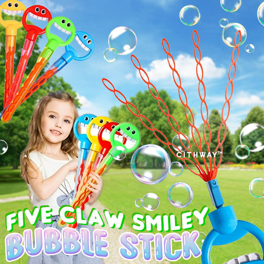 Magical 5-Claw Smiley Bubble Stick