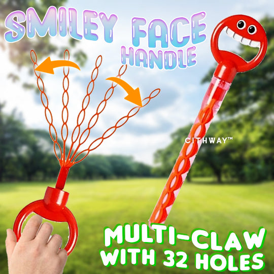 Magical 5-Claw Smiley Bubble Stick