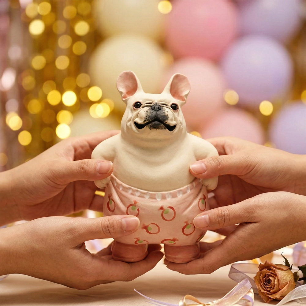 🐶French Bulldog Sculpture Ornament