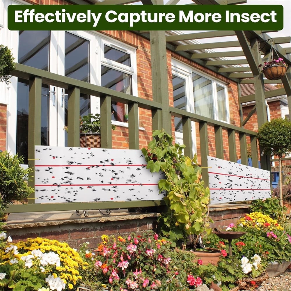 🏡🦟 Giant Sticky Fly Trap Roll