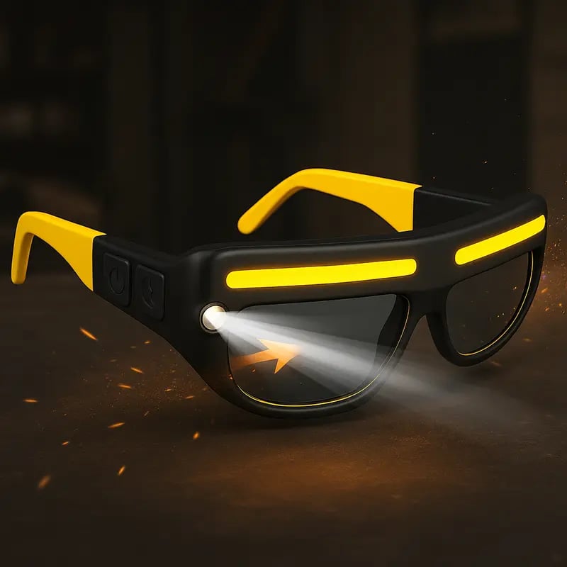 👓💡 Rechargeable LED Motion Sensor Glasses Lamp – Hands-Free Lighting