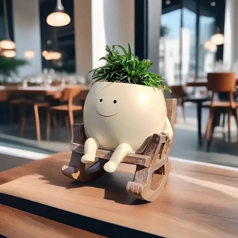 Smily Face Planter Pot