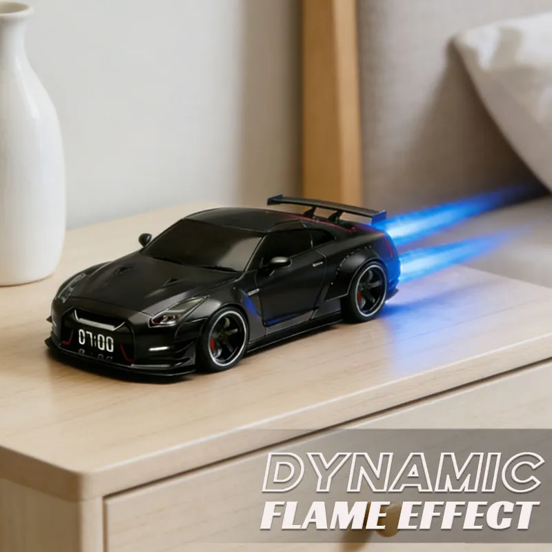 ⏰Hypercar Alarm Clock-🏎️Realistic Engine & Light Effects