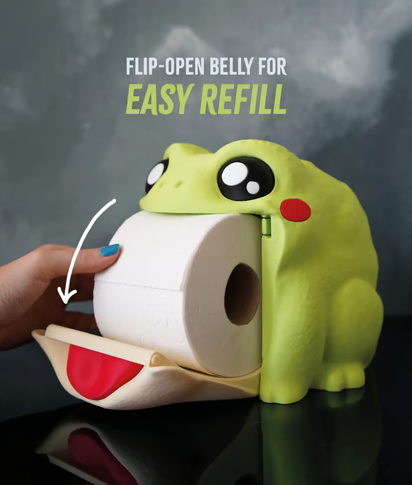 Frodrick the Frog 🐸 Toilet Paper Dispenser