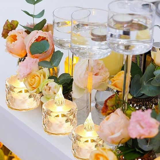 ON SALE🔥3pcs(S/M/L)/SET Crystal Flameless Candle Light