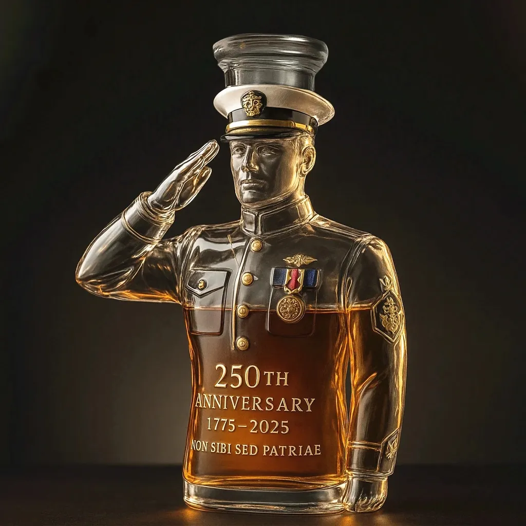 250TH Anniversary Military Commemorative Veterans Salute Bottle
