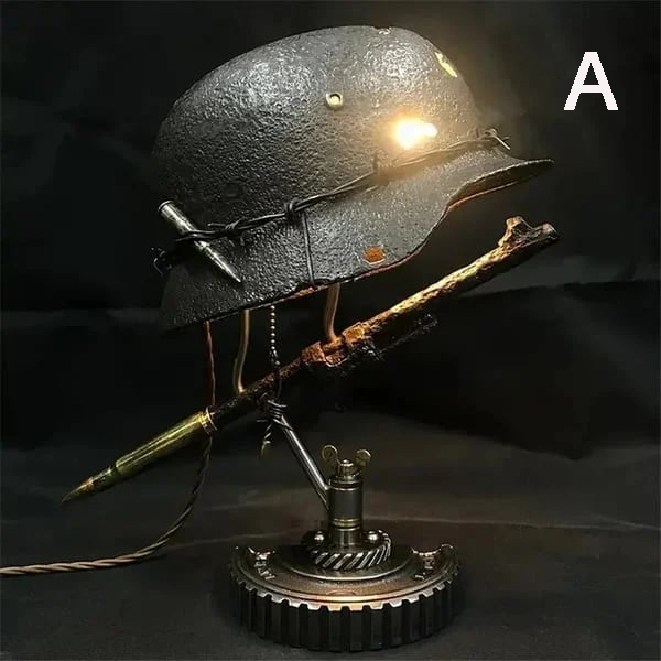Stahlhelm Helmet Table Lamp