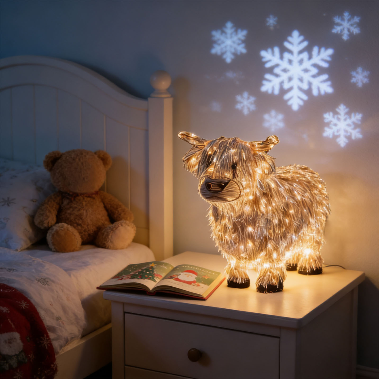 🐂 Highland Cow Sculptural Lamp | A Cozy Statement Piece