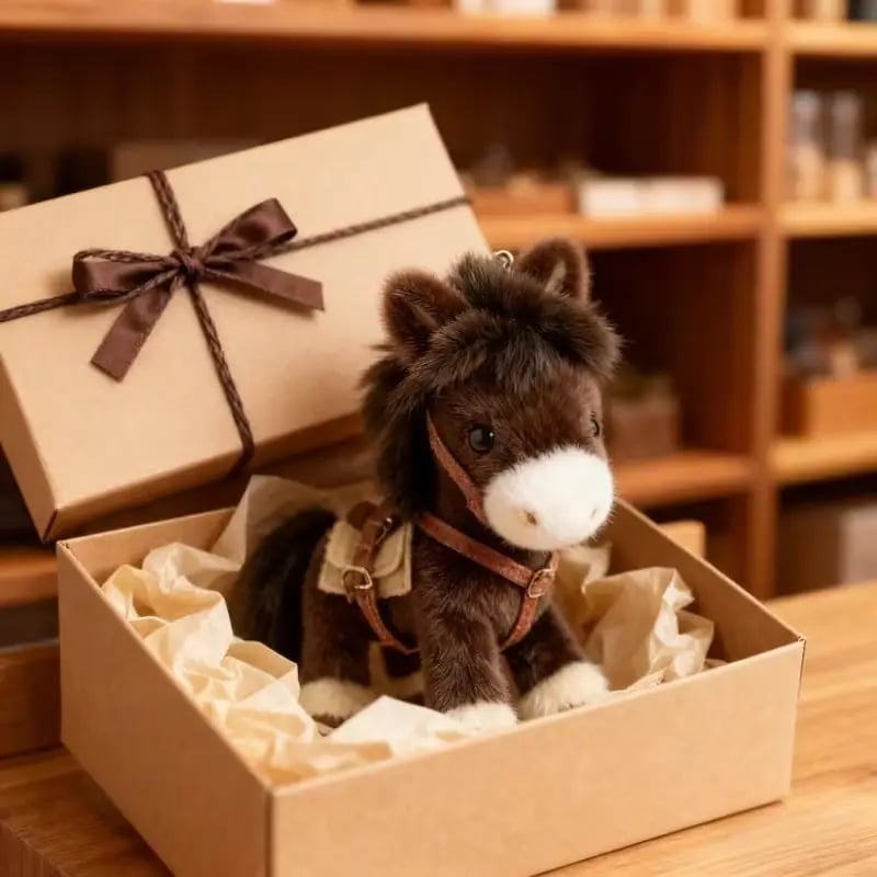 Plush Pony Bag Charm and Keychain 🐎✨2026 Year of the Horse Gift 🎁