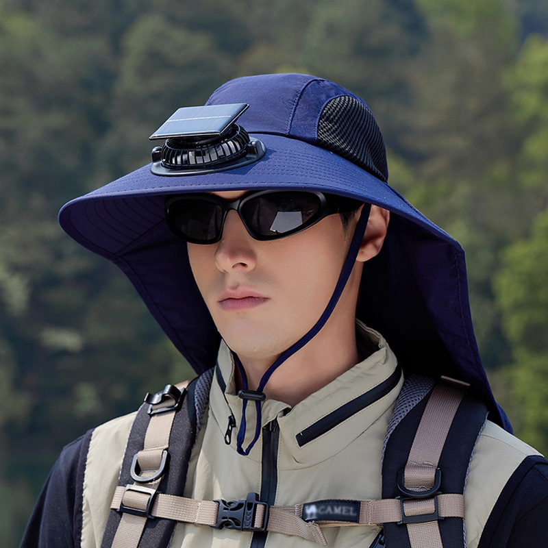 🔥Hot Sale 49%OFF - 2025 New Ultralight Solar Fan Sun Hat