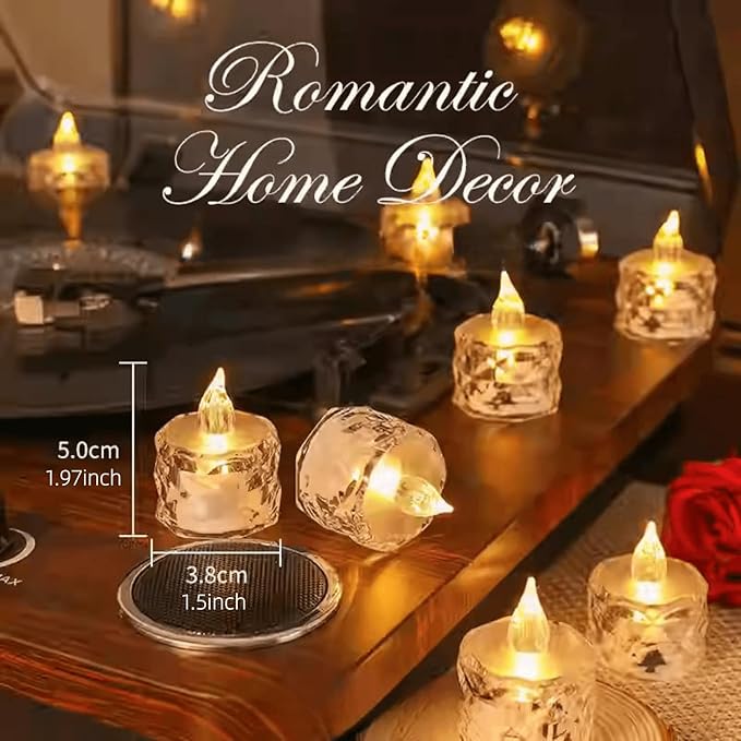 ON SALE🔥3pcs(S/M/L)/SET Crystal Flameless Candle Light