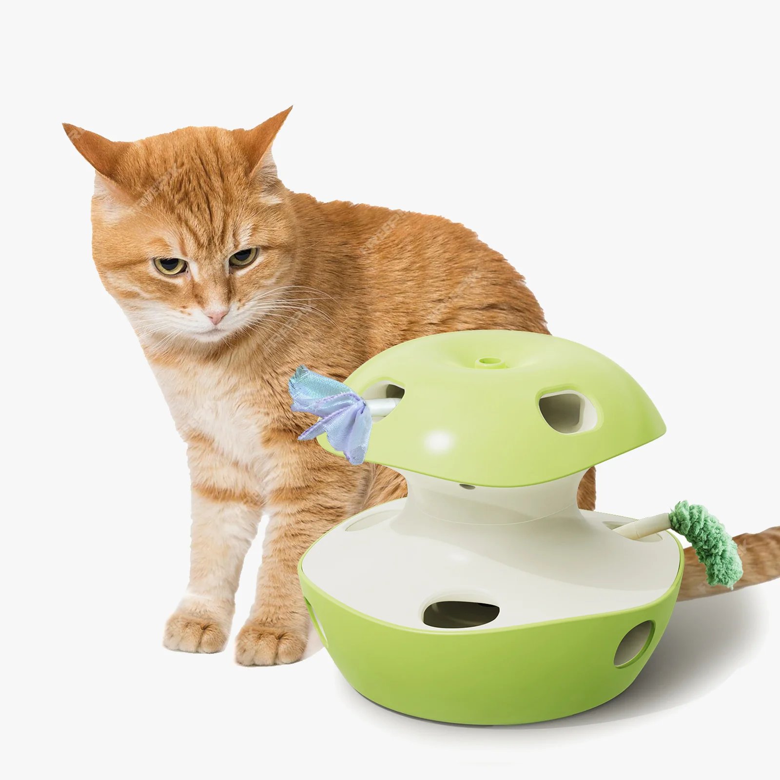 🎯 🍎 Interactive Apple Cat Toy – Fun Prey Play for Curious Kitties!✨🐾