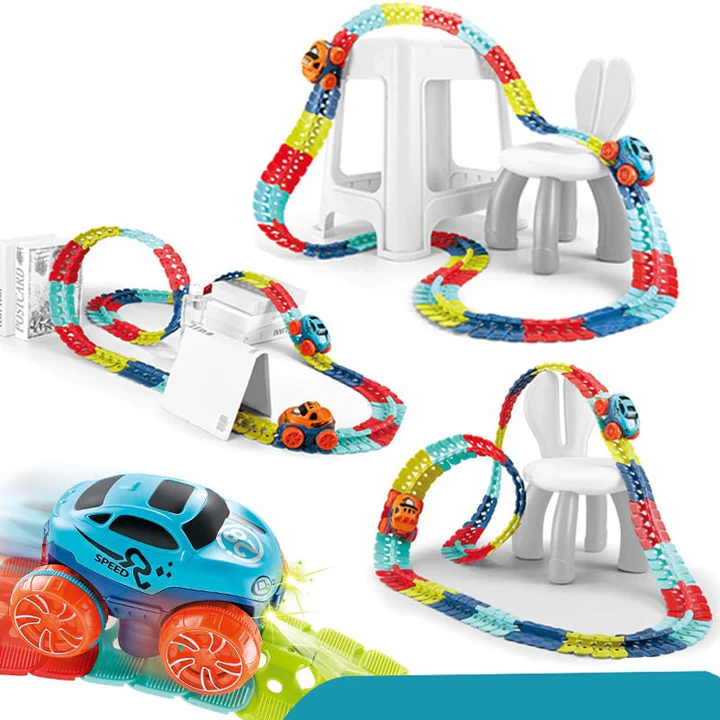 Ultra-Flexible Machine Track - Zero Gravity Car Track Set