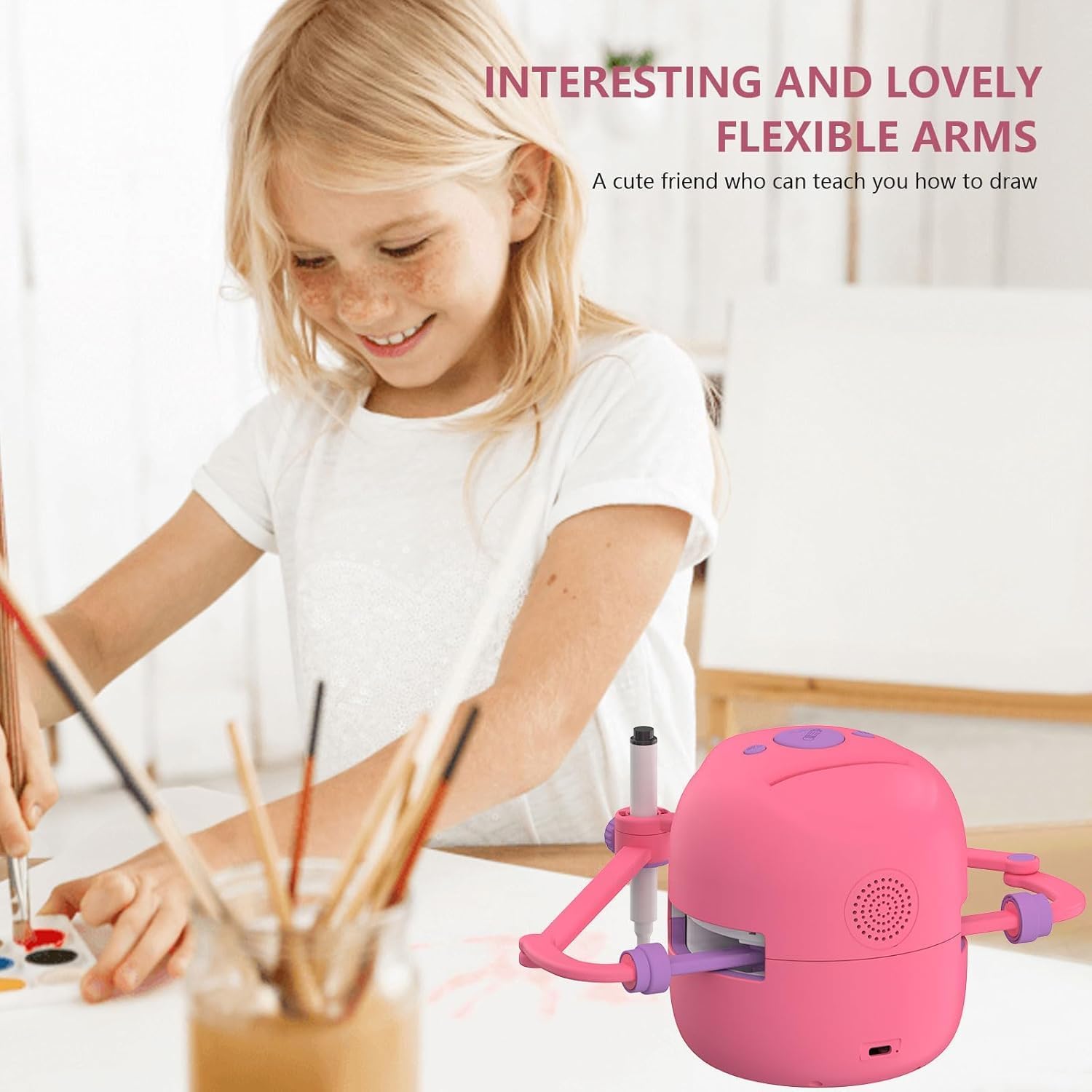 Interactive Educational Drawing Robot