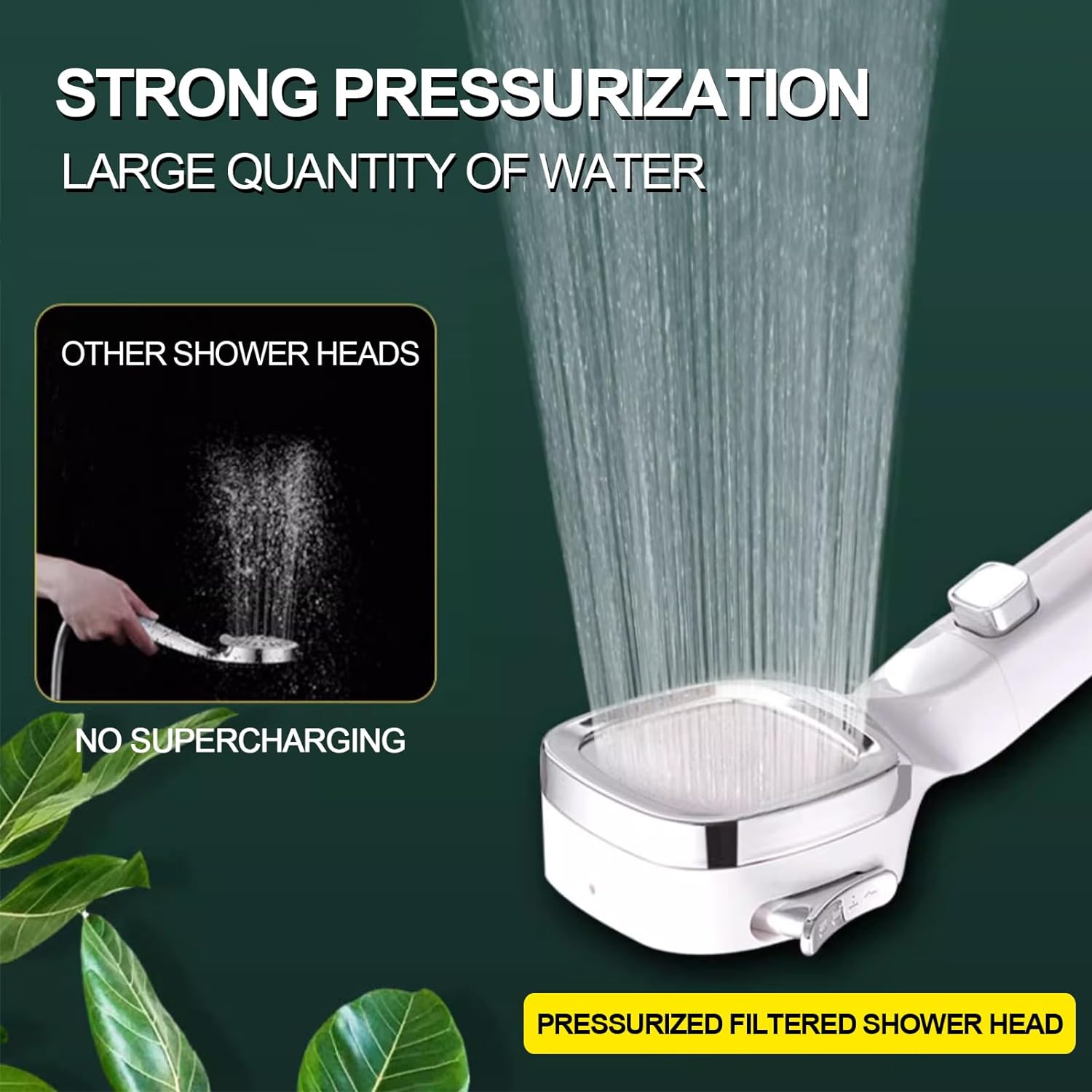 New Multi-functional High Pressure Shower Head