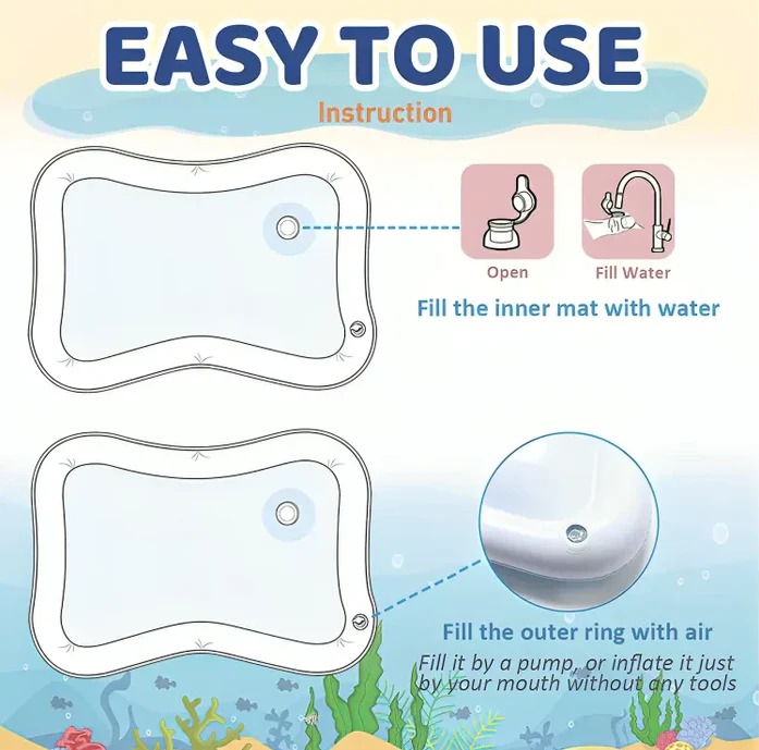 Petsboro™ Inflatable Water Play Mat