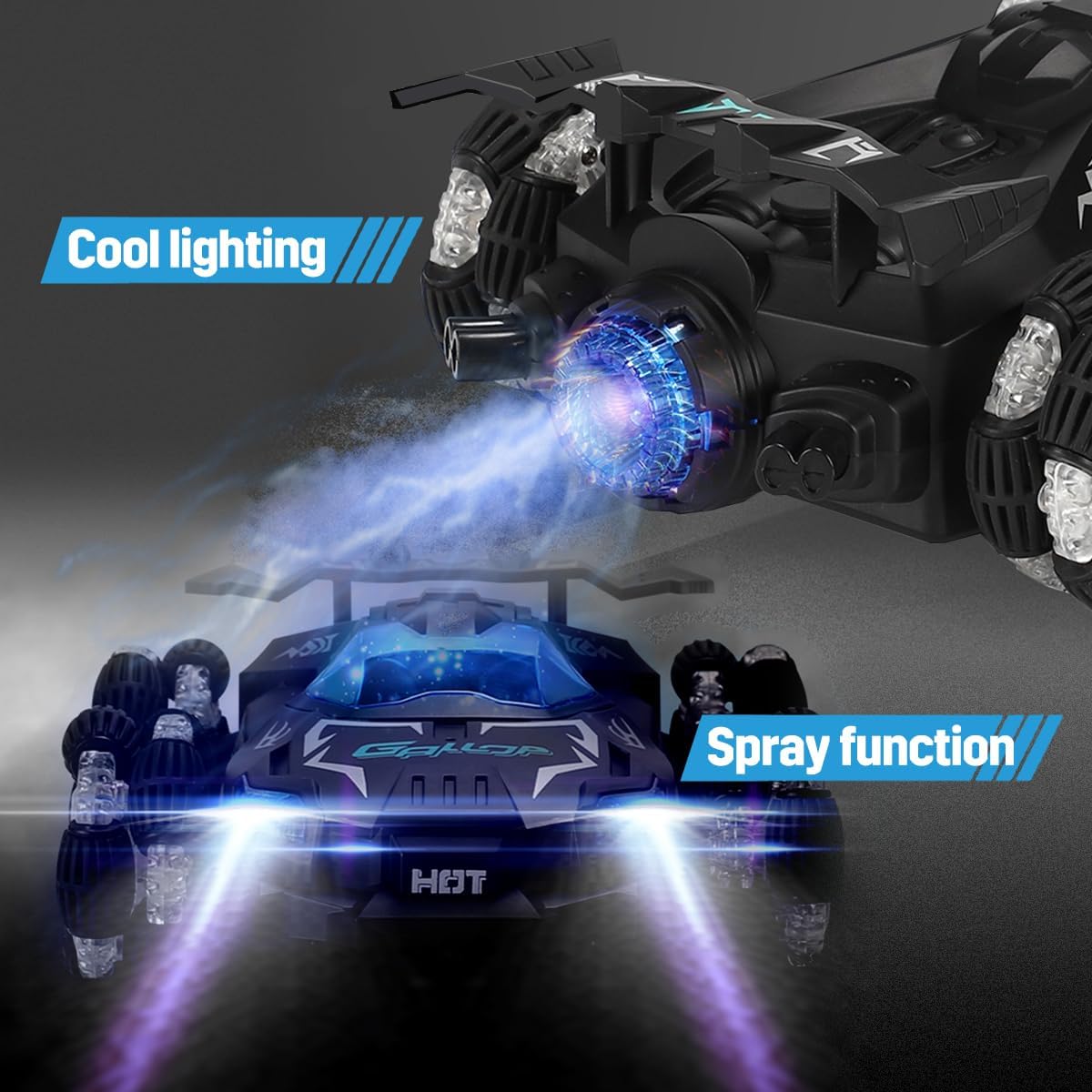 Rc Car with Light & Music & Spray