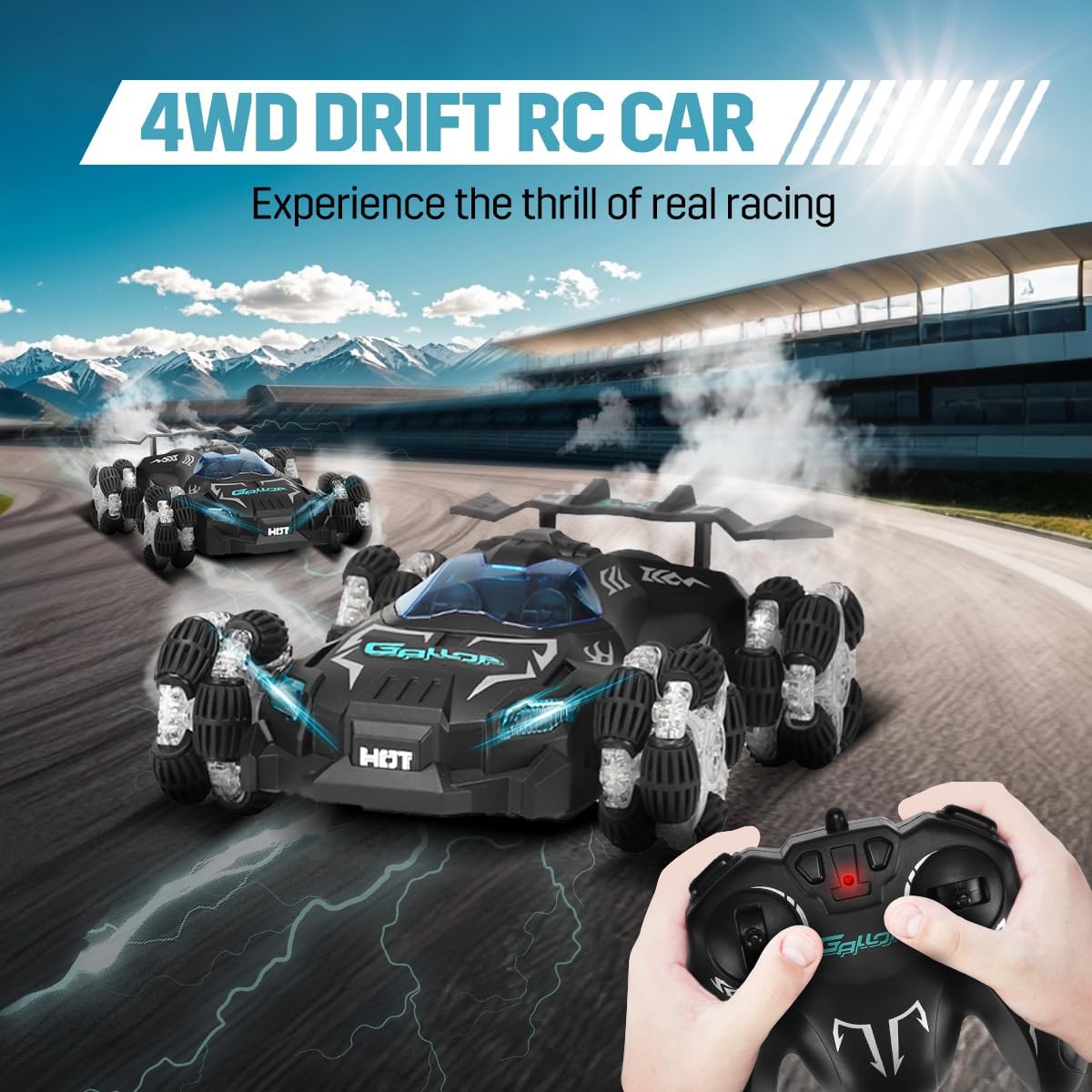 Rc Car with Light & Music & Spray