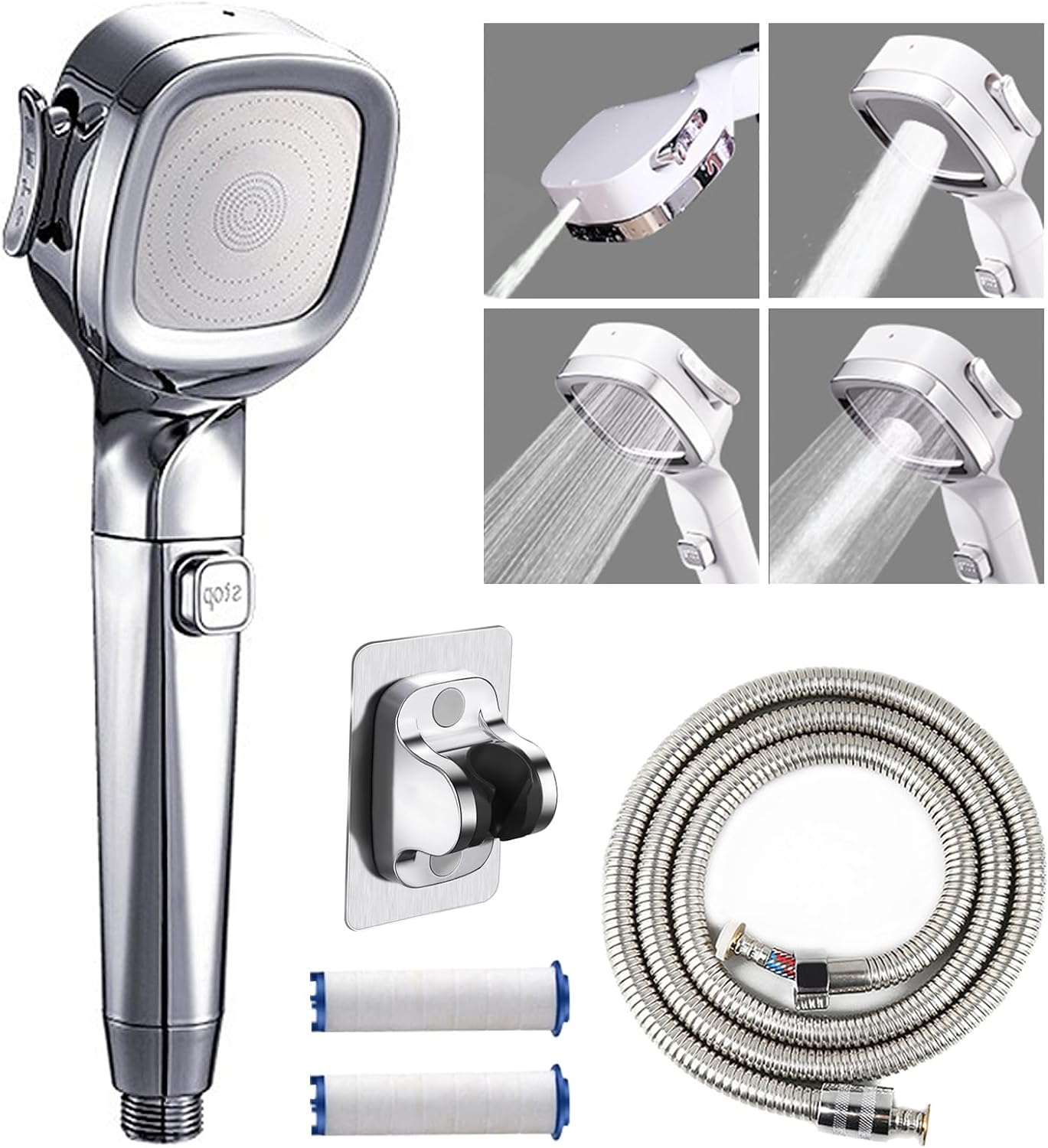 New Multi-functional High Pressure Shower Head