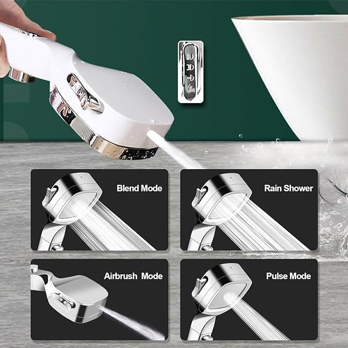 New Multi-functional High Pressure Shower Head