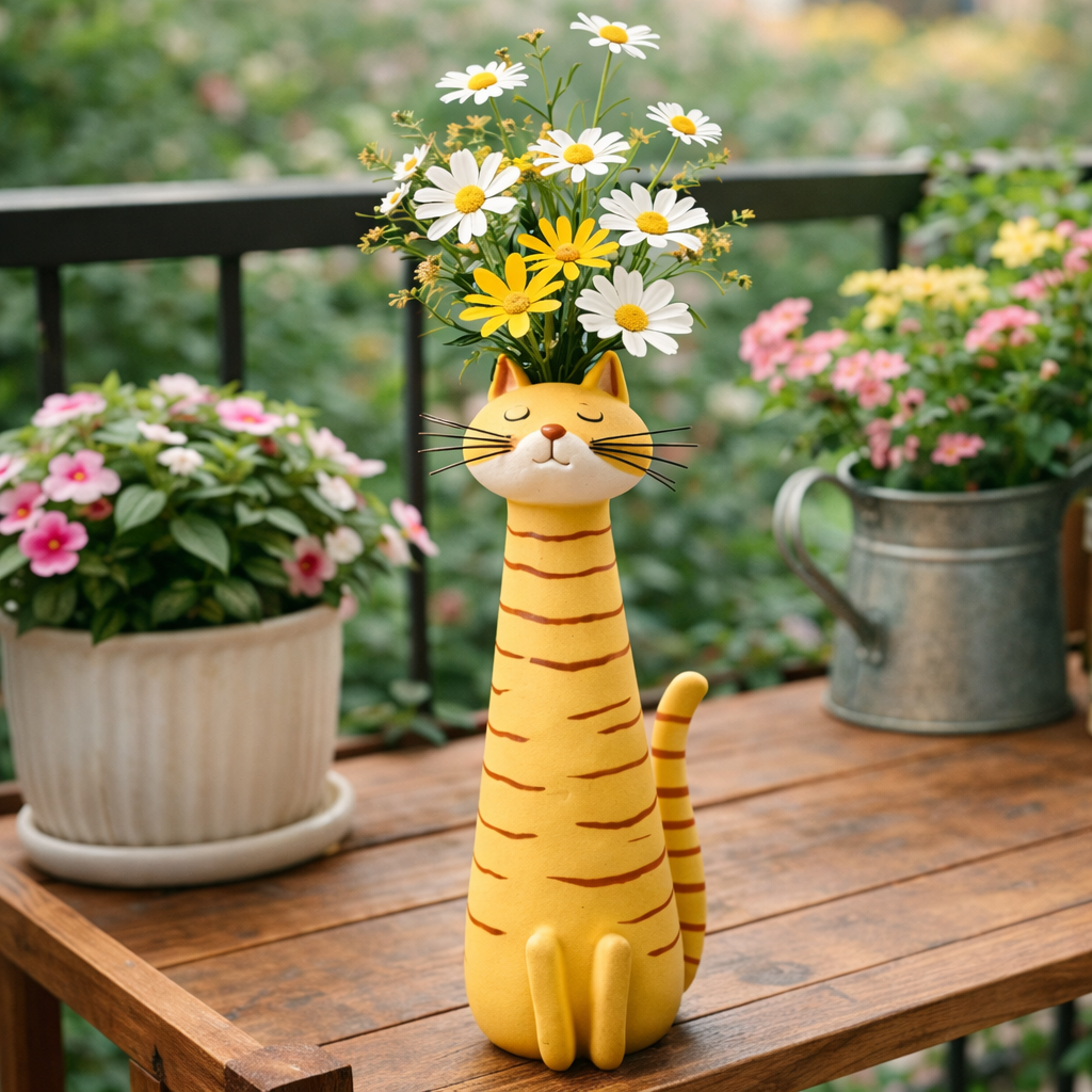 💖🎁2026 Mother's Day Gifts 50% Off--😻Quirky Cat Vase